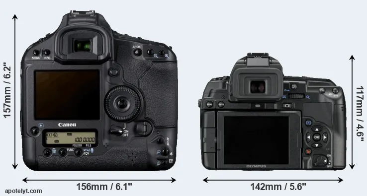 Comparison 1D Mark IV or E-5 rear