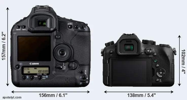 Comparison 1D Mark IV or FZ2500 rear