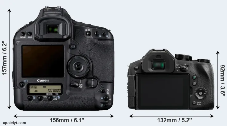 Comparison 1D Mark IV or FZ330 rear