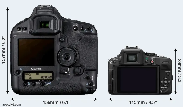 Comparison 1D Mark IV or G3 rear