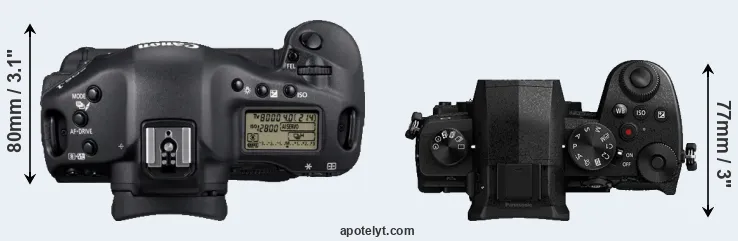 Compare 1D Mark IV versus G90 top