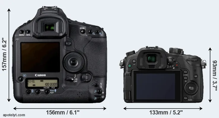 Comparison 1D Mark IV or GH4 rear