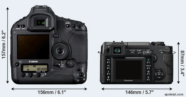 Comparison 1D Mark IV or L1 rear