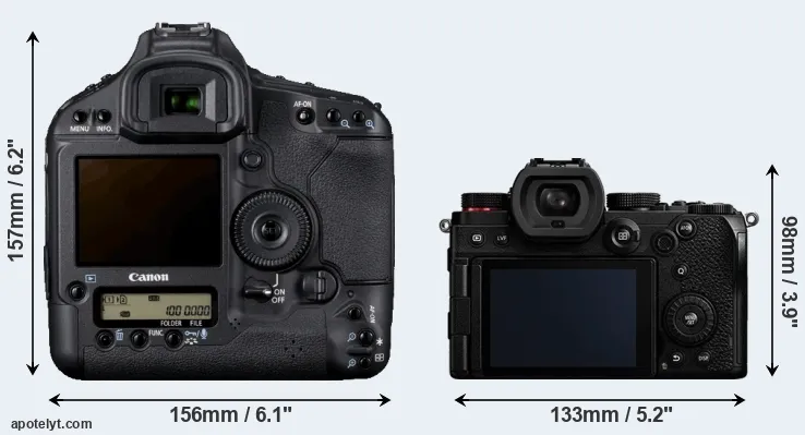 Comparison 1D Mark IV or S5 rear