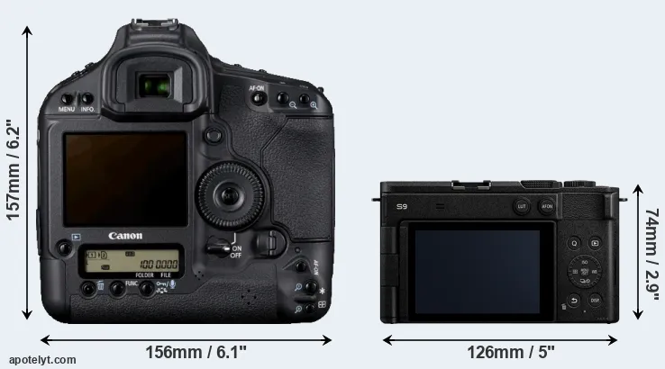 Comparison 1D Mark IV or S9 rear