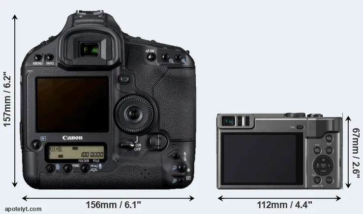 Comparison 1D Mark IV or ZS70 rear