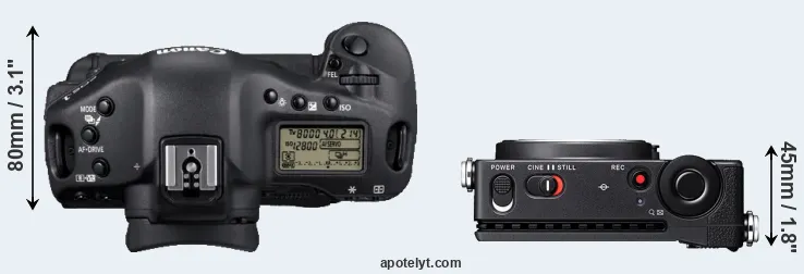 Compare 1D Mark IV versus fp L top