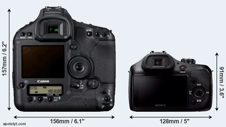 Comparison 1D Mark IV or A3000 rear