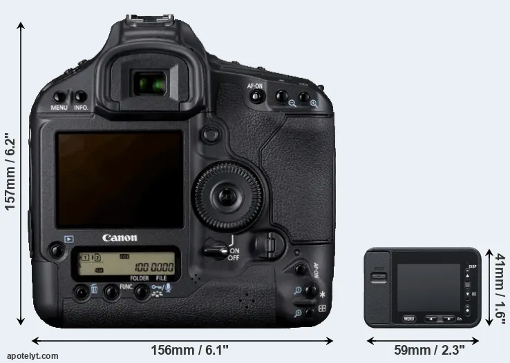 Comparison 1D Mark IV or RX0 rear