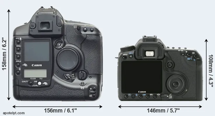 Comparison 1D or 40D rear
