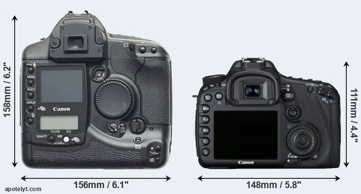 Comparison 1D or 7D rear