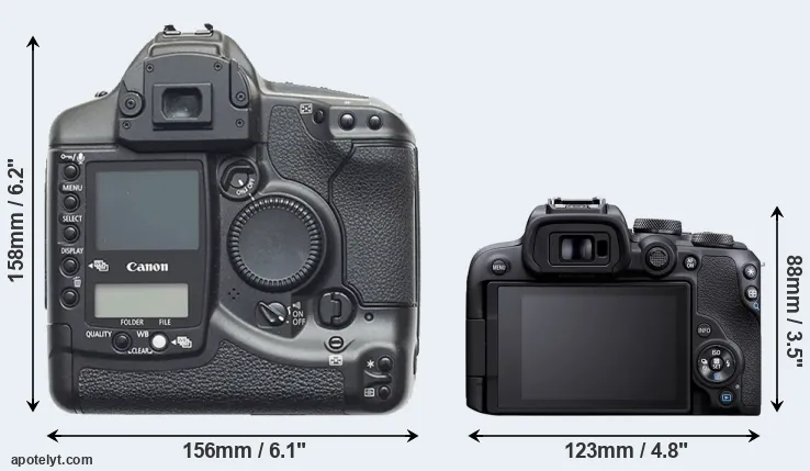 Comparison 1D or R10 rear