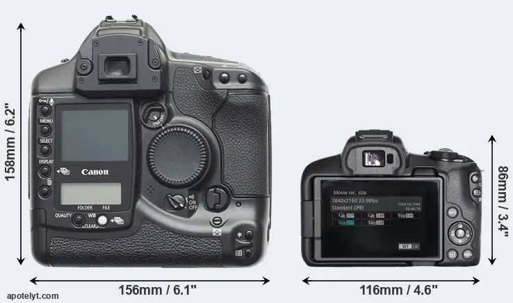 Comparison 1D or R50 rear