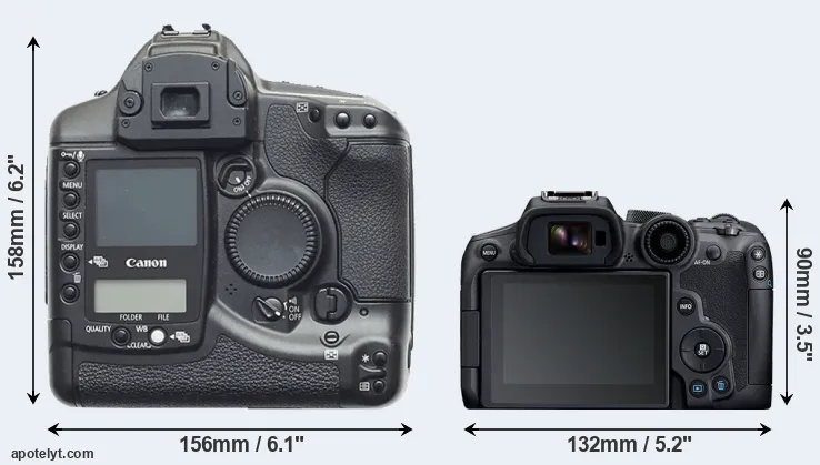 Comparison 1D or R7 rear