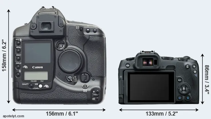 Comparison 1D or R8 rear