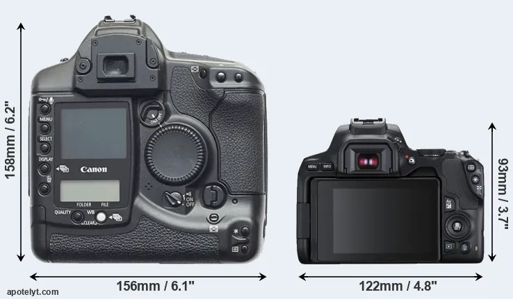Comparison 1D or SL3 rear