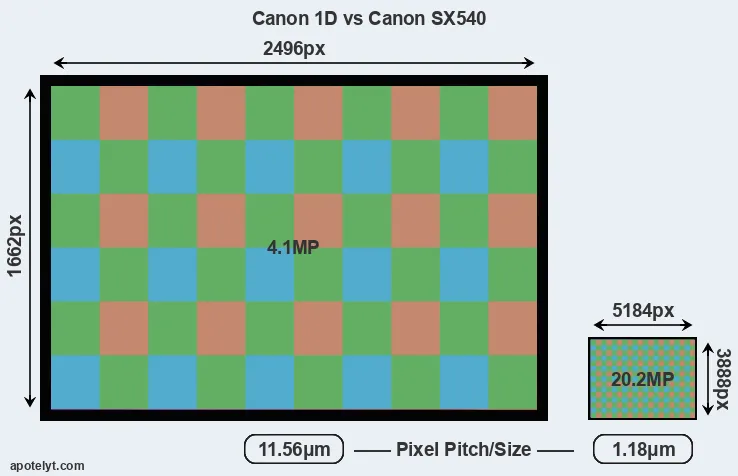 1D versus SX540 MP