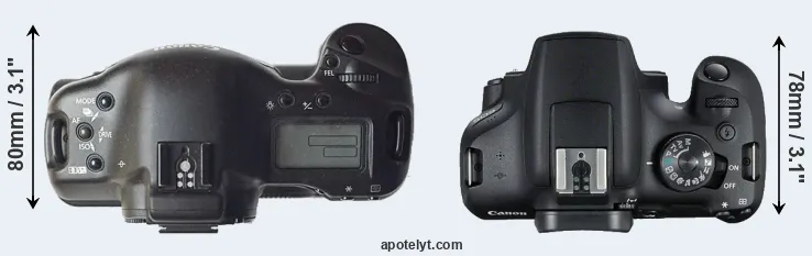 Compare 1D versus T7 top