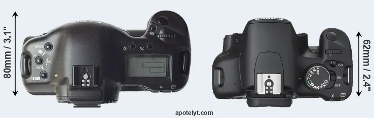 Compare 1D versus XSi top