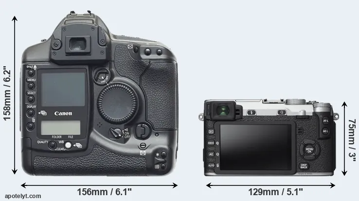 Comparison 1D or X-E2S rear