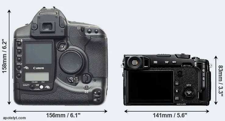 Comparison 1D or X-Pro2 rear