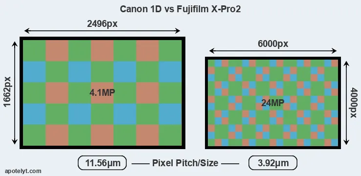 1D versus X-Pro2 MP
