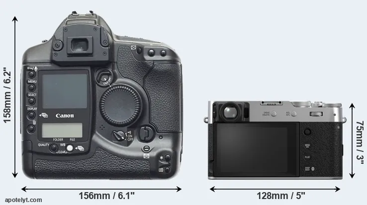 Comparison 1D or X100VI rear