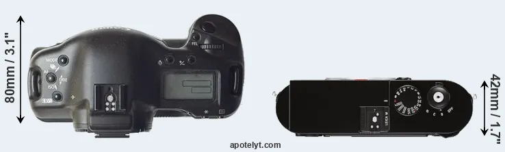 Compare 1D versus M Typ 262 top