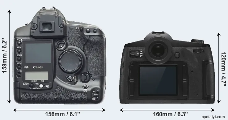 Comparison 1D or S3 rear