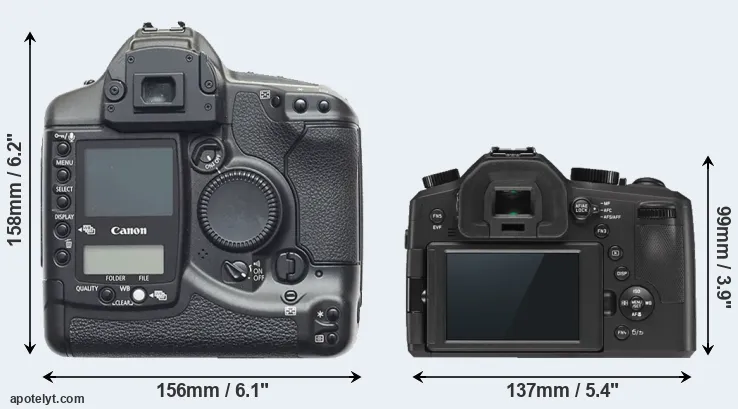 Comparison 1D or V-LUX Typ 114 rear