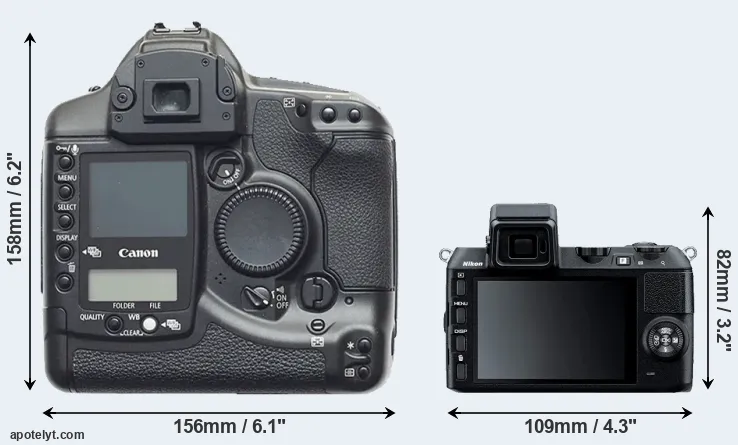Comparison 1D or V2 rear