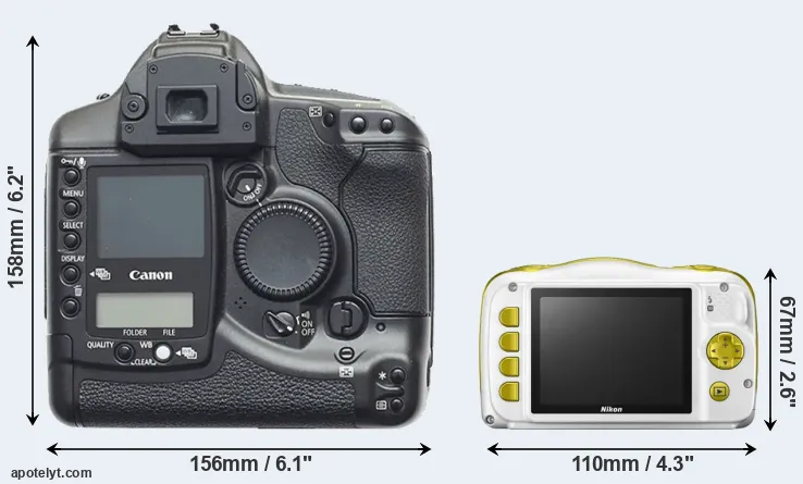 Comparison 1D or W150 rear
