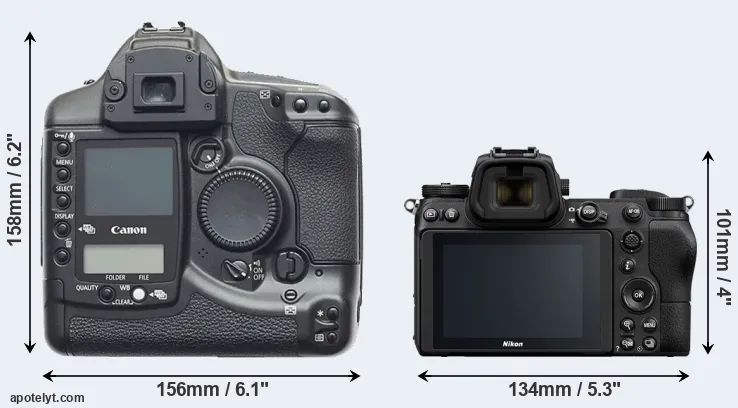Comparison 1D or Z7 rear