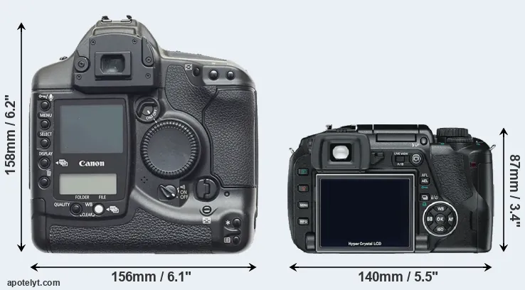 Comparison 1D or E-330 rear