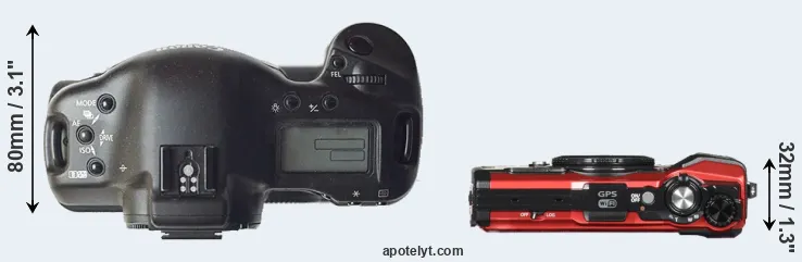 Compare 1D versus TG-5 top