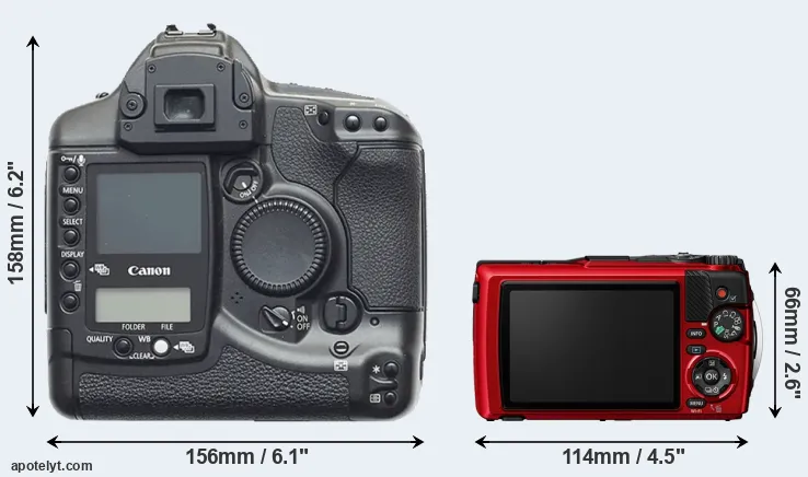Comparison 1D or TG-7 rear