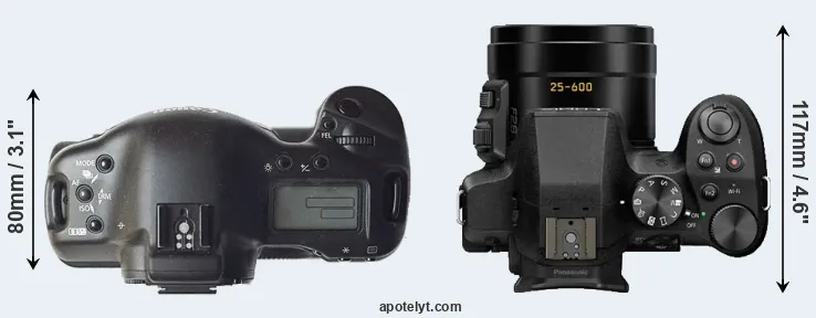 Compare 1D versus FZ330 top