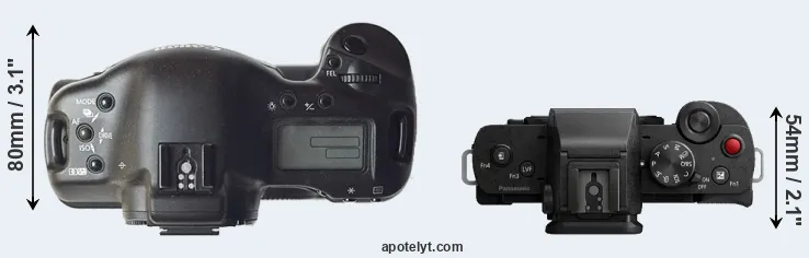 Compare 1D versus G100 top