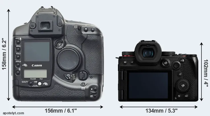 Comparison 1D or G9 II rear