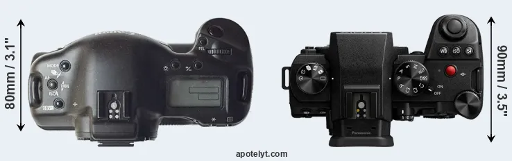 Compare 1D versus G9 II top