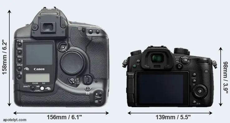 Comparison 1D or GH5 rear
