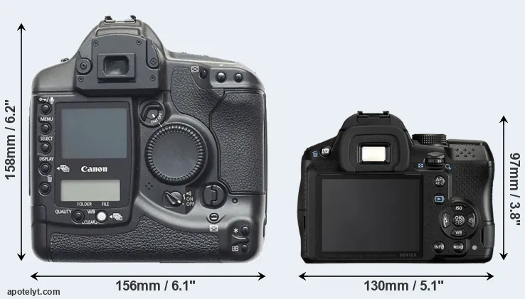 Comparison 1D or K-30 rear