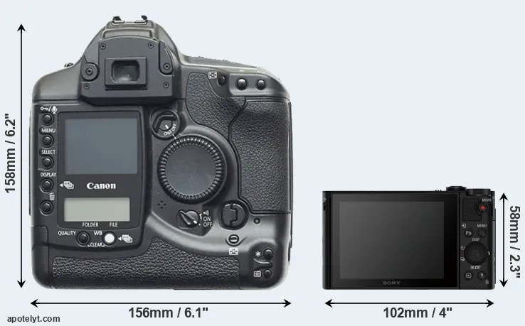 Comparison 1D or HX90V rear