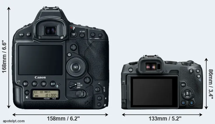 Comparison 1DX Mark II or R8 rear