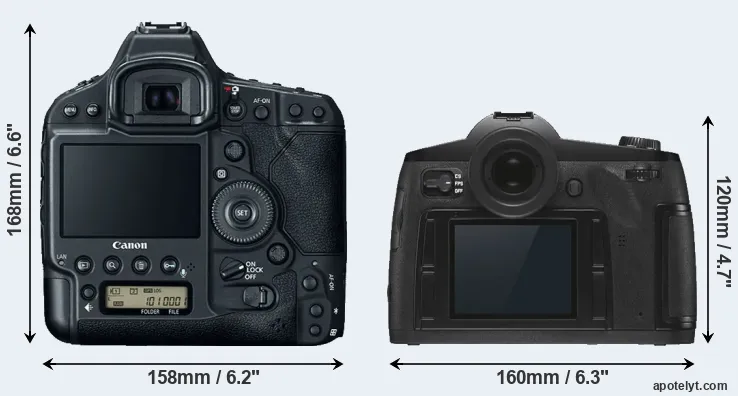 Comparison 1DX Mark II or S3 rear