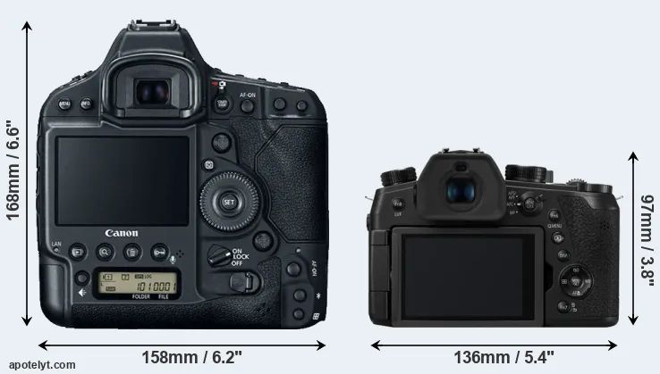 Comparison 1DX Mark II or FZ1000 II rear