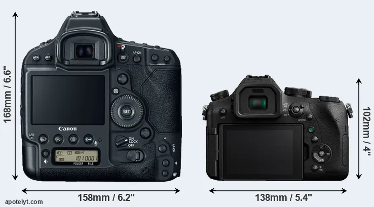 Comparison 1DX Mark II or FZ2500 rear