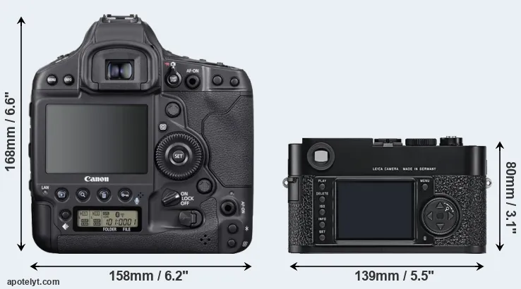 Comparison 1DX Mark III or M9 rear
