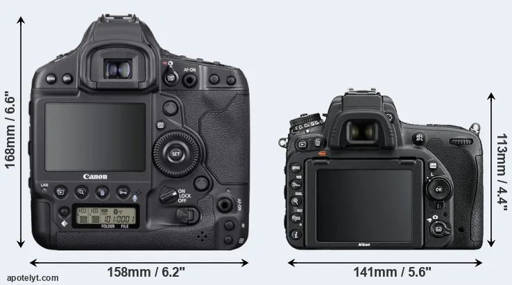 Comparison 1DX Mark III or D750 rear