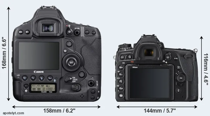 Comparison 1DX Mark III or D780 rear